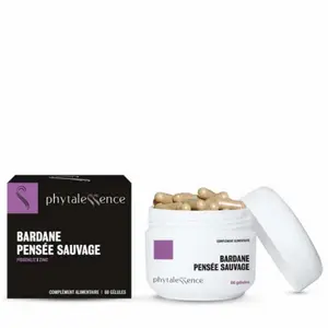 Phytalessence Bardane Pensée Sauvage 60 capsules pas cher