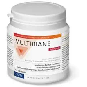 Comparateur de prix : Pileje Multibiane age protect 120 gélules