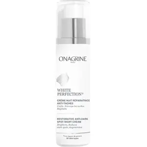 Comparateur de prix : Onagrine White Perfection crème nuit réparatrice anti-taches 50ml