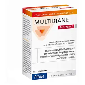 Pileje multibiane age protect 30 gélulesVendu paronebioshop
