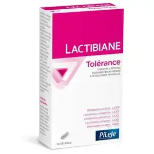 Comparateur de prix : Pileje - Lactibiane Tolérance - 30 Gélules - Complément alimentaire à base de 5 baies