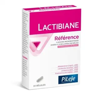 Comparateur de prix : PILEJE Lactibiane référence boîte 10 gélules