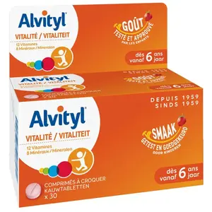 Alvityl Vitalité | 30 comprimés à croquer