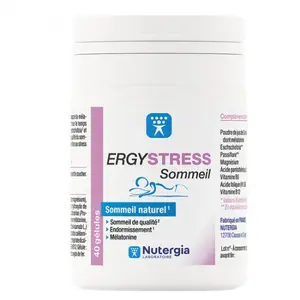 Comparateur de prix : Nutergia Nutergia Ergystress Sommeil 40 Gélules