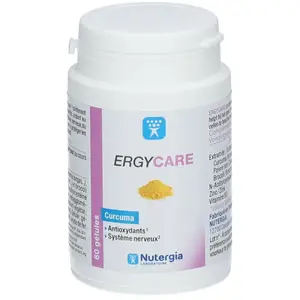 Comparateur de prix : Nutergia Nutergia Ergycare 60 Gélules