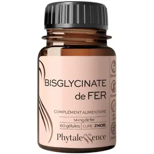 Comparateur de prix : Phytalessence Bisglycinate de Fer 60 gélules