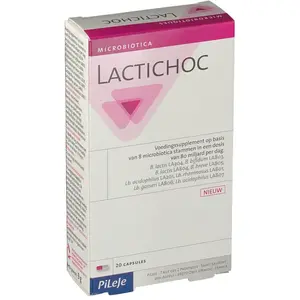 Comparateur de prix : Pileje Lactichoc - Probiotique - 20 gélules