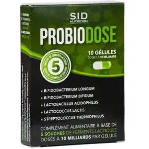 SID Nutrition Santé Tonique Probiodose 10 gélulesVendu parlasante
