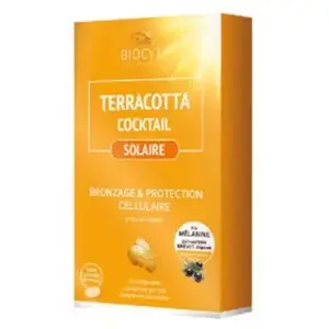 Biocyte Terracotta Bronzage Mélanine L-tyrosine Cuivre 30 gélules pas cher
