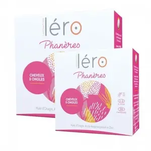 Léro Phanères Cheveux et Ongles 90 Capsules + 30 Capsules Offertes pas cher