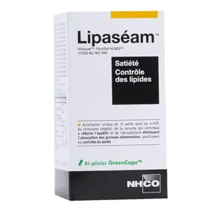 Comparateur de prix : Nhco Lipaséam satiété 84 gélules