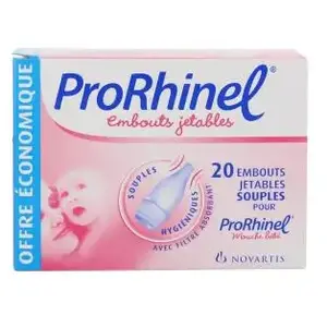 Embouts jetables souples x 20 - PRORHINEL pas cher