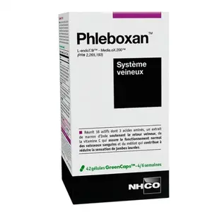NHCO Phleboxan Confort Circulatoire Jambes Lourdes 42 gélules pas cher