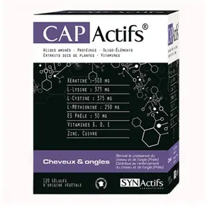 Comparateur de prix : ARAGAN Synactifs - CAPactifs Intense cheveux boîte de 120 gélules