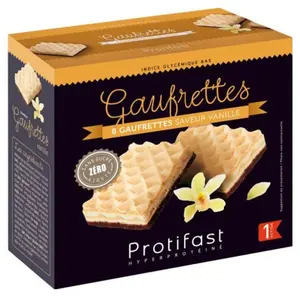 Protifast En-Cas Hyperprotéiné Gaufrettes Vanille 8 unités pas cher