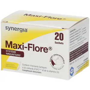 Comparateur de prix : Synergia Maxi-Flore 20 sachets