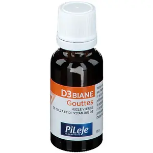 Comparateur de prix : Pileje D3 Biane Gouttes 20ml