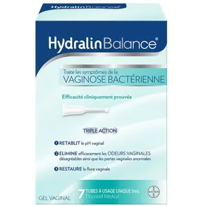 Comparateur de prix : HydralinBalance® Gel Vaginal Contre Vaginose Bactérienne Triple Action