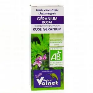 DOCTEURVALNET DOCTEUR VALNET Huile essentielle de géranium rosat bio flacon 10ml pas cher