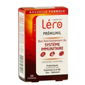 Comparateur de prix : Lero Prémunil 30 capsules