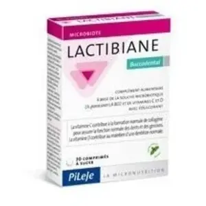 Comparateur de prix : Pileje Lactibiane Buccodental 30 comprimés