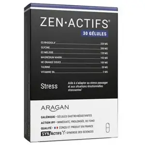 Comparateur de prix : Synactifs Zenactifs Stress 30 Gélules