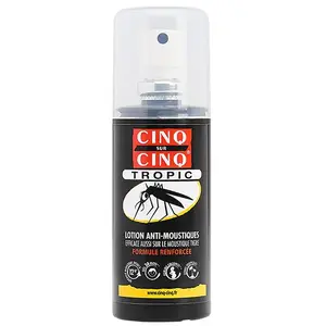 Comparateur de prix : CINQ SUR CINQ Tropic lotion anti-moustiques flacon spray 75ml