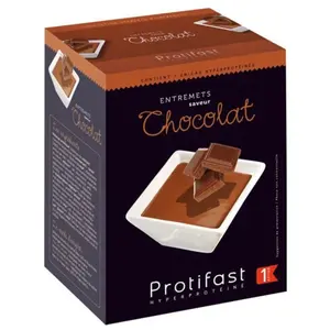 Comparateur de prix : Protifast Entremet Hyperprotéiné Chocolat 7 Sachets