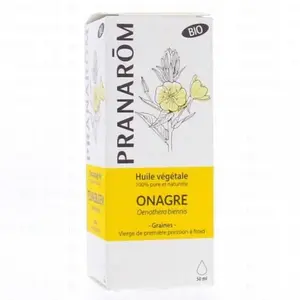 PRANAROM Huile végétale - Huile d'onagre bio 50ml pas cher