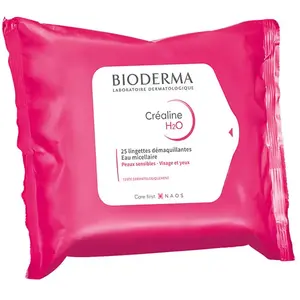 Bioderma Créaline H2O Démaquillant Visage Peaux Sensibles 25 lingettes pas cher