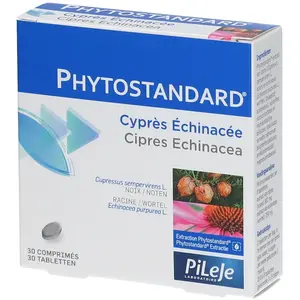 Comparateur de prix : PILEJE PHYTOPREVENT Phytostandard cyprès échinacée boîte 30 comprimés