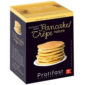 Comparateur de prix : Protifast Dessert Hyperprotéiné Pancake Crêpe Nature 7 sachets