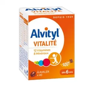 Alvityl Vitalité | 40 comprimés pas cher