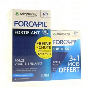 Arkopharma Forcapil Cheveux Et Ongles Lot 180 + 60 Capsules pas cher