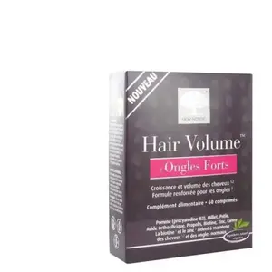 Comparateur de prix : New Nordic Hair Volume et Ongles Forts 60 comprimés