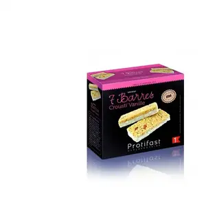 Comparateur de prix : Protifast En-Cas Hyperprotéiné Crousti' Vanille 7 barres