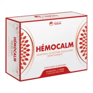 Presciption Nature Hemocalm 15 gélules pas cher