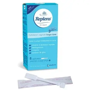 Comparateur de prix : Laboratoires Fumouze REPLENS Gel Vaginal Traitement de 3 Semaines (8 applicateurs unidoses)