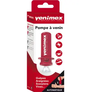 Venimex - Pompe à venin Automatique - 1ers secours Piqûres & Morsures pas cher