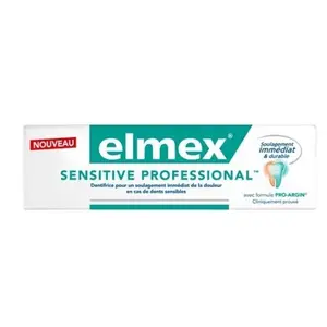 Elmex dentifrice  sensitive professional blancheur 75ml pas cher