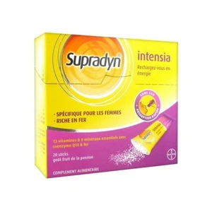 Comparateur de prix : SUPRADYN Intensia boîte de 20 sticks poudre