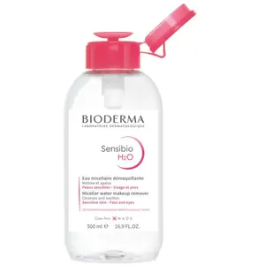 Comparateur de prix : Bioderma Sensibio H2O Solution Micellaire avec Pompe | 500 ml
