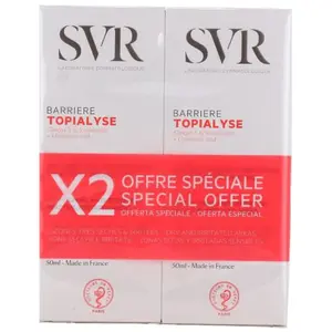 SVR Topialyse duo crème barrière crème réparatrice 50ML pas cher