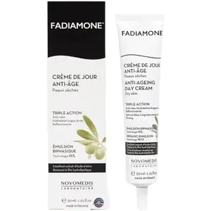 Comparateur de prix : Novomedis FADIAMONE Crème de jour anti-âge peaux sèches triple action tube 30ml