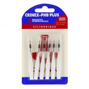 Comparateur de prix : Crinex - PHB Plus - Brossette interdentaire cylindrique compacte. cylindrique plus