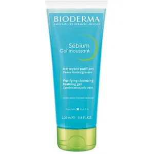 Comparateur de prix : BIODERMA Sébium Gel moussant - Gel nettoyant purifiant peau grasse 
