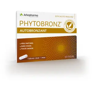 Comparateur de prix : Arkopharma Phytobronz Autobronzant 30 Gélules