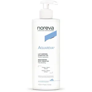 Comparateur de prix : NOREVA Aquareva lait corporel hydratant 24h flacon pompe 400ml
