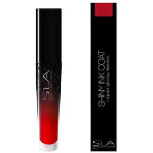 SLA Paris - Shiny ink coat liquid shiny lipstick Gloss 5 ml Rouge foncé unisex pas cher