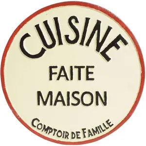 Comptoir de Famille - Dessous de plat Cuisine jaune - D.25 cm OS pas cher
